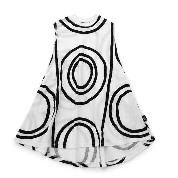NUNUNU Dress Circle 360 white + black Size 6-7Y kids - Picture 5 of 5